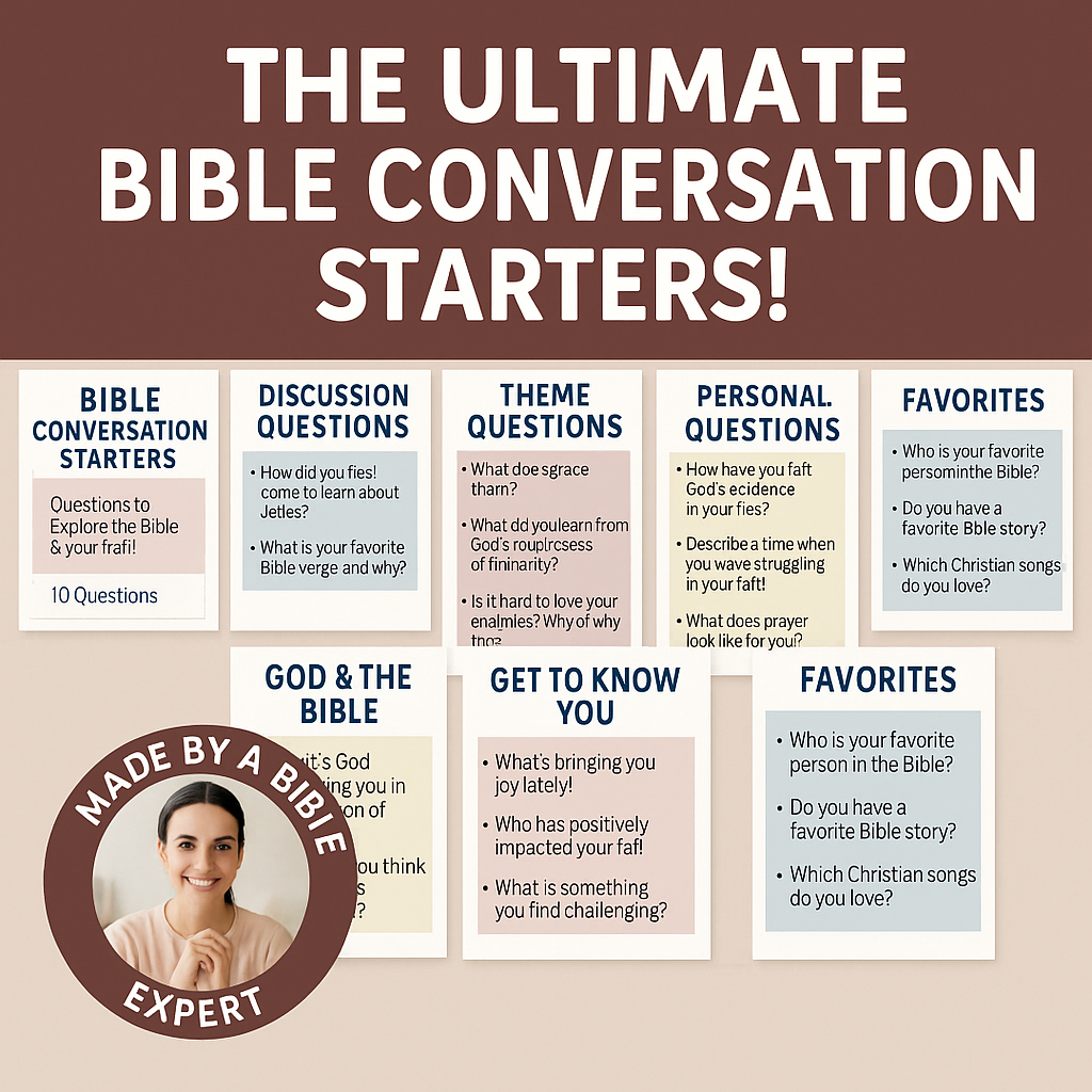 π¬ Bible Conversation Starters